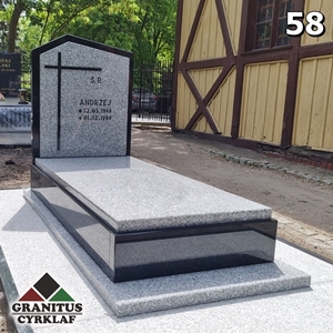 58 nagrobek pojedynczy nowoczesny Toruń